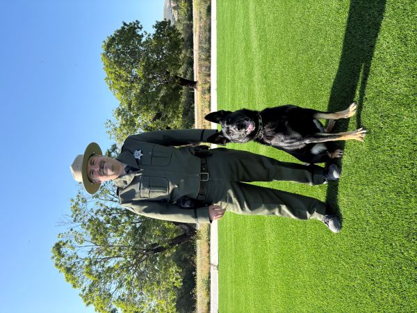 K-9 Freddie and Handler Brian Lane
